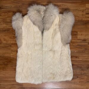 Vintage Rabbit Fur Vest - Wilson’s Suede and Leather